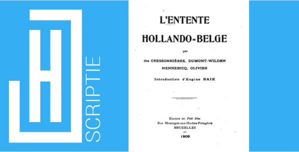 August Coenders | The Entente Hollando-Belge and the Permanent Neutrality of Belgium.